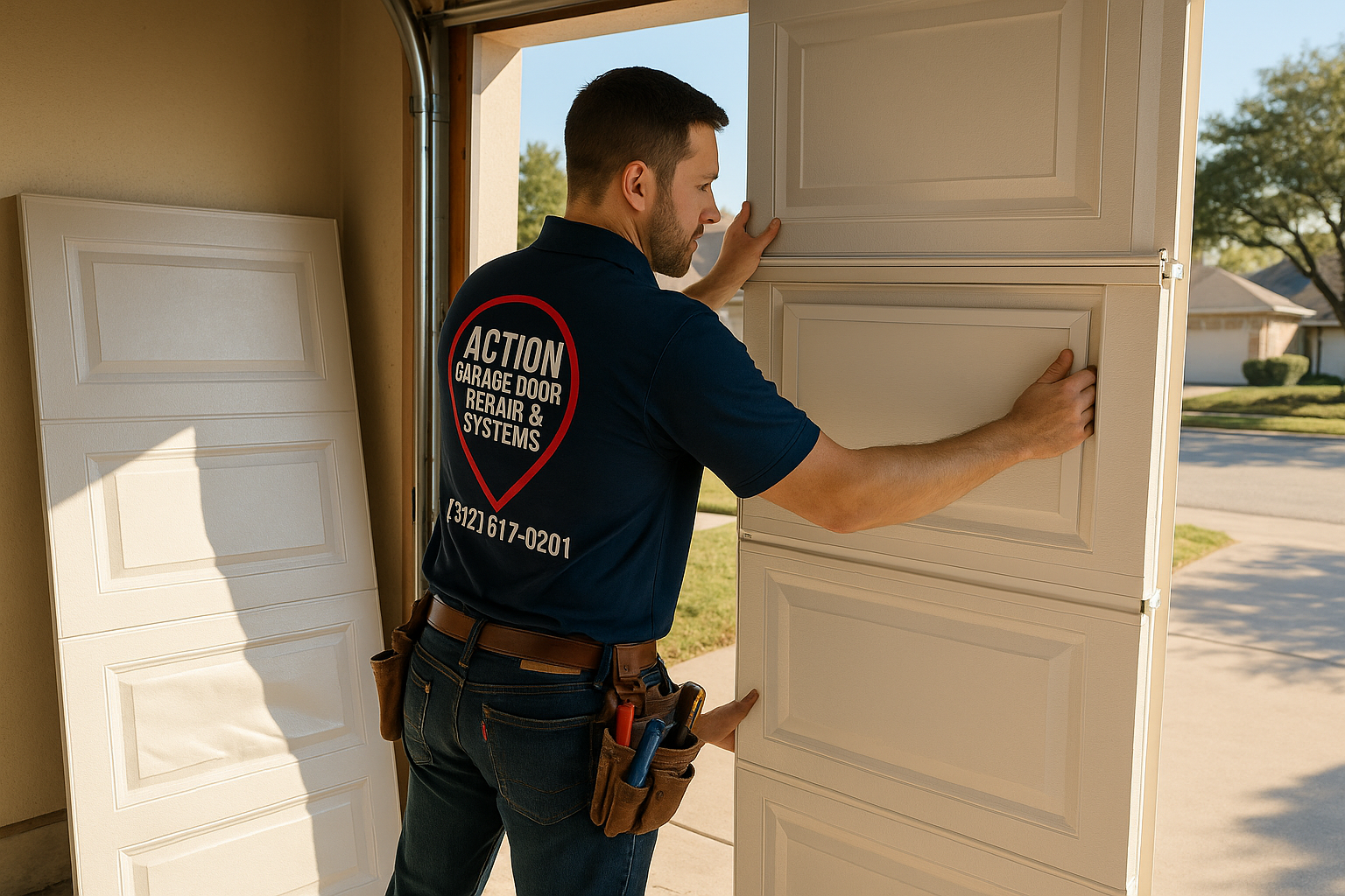 Garage Door Panel Replacement service in Walnut
