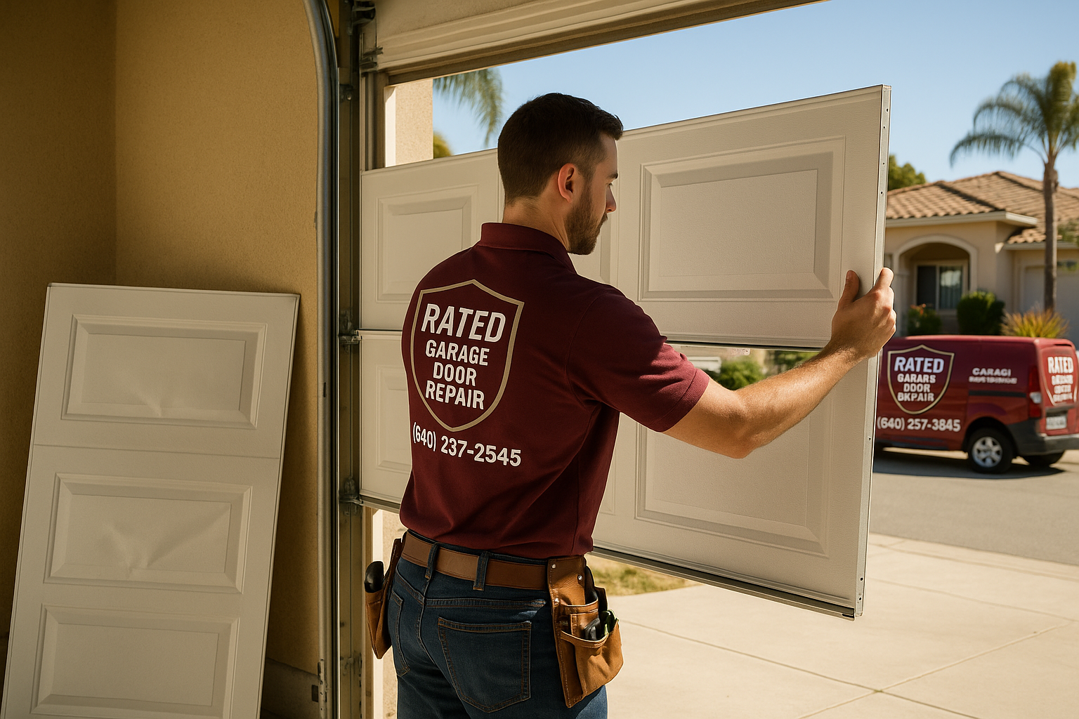 Garage Door Panel Replacement service in Fullerton